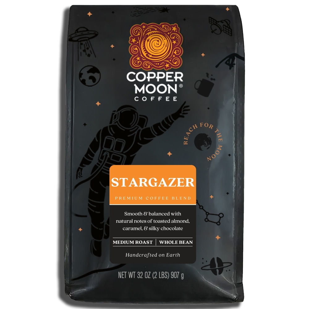 Copper Moon Whole Bean Coffee, Medium Roast, Stargazer