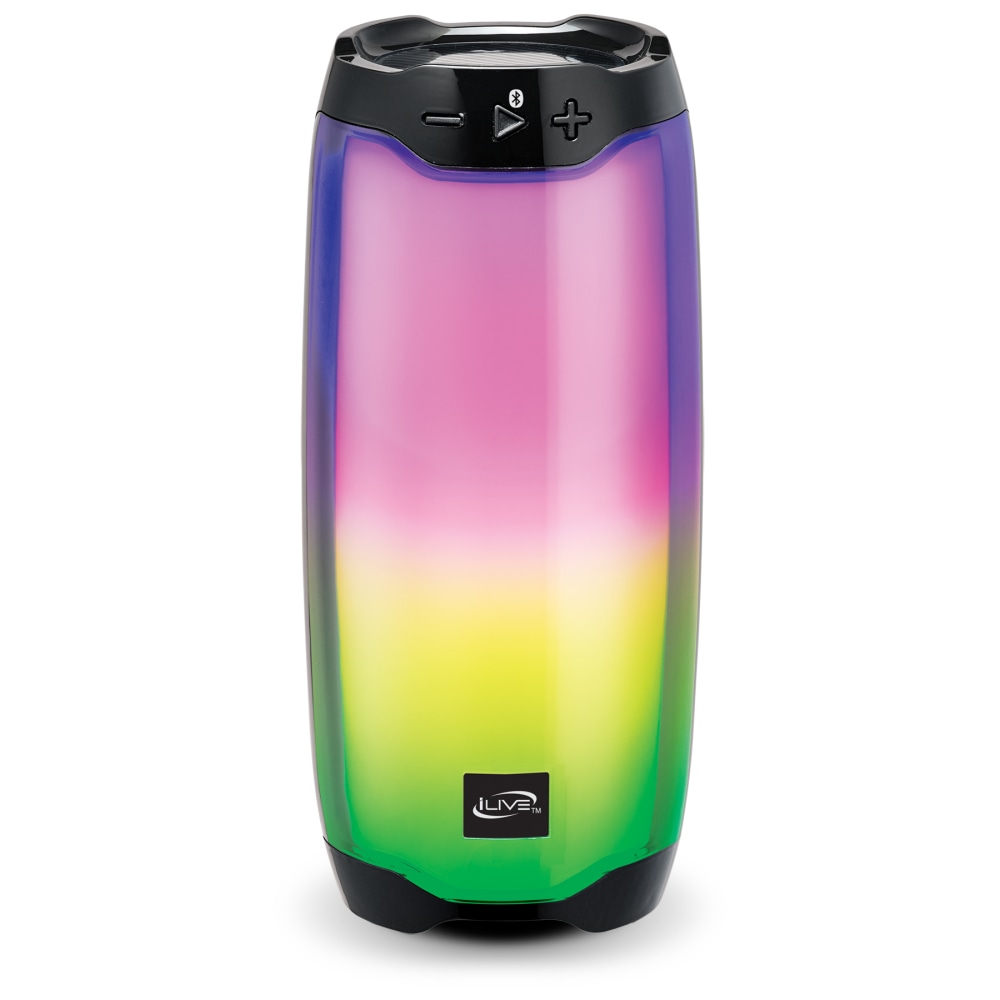 iLive Portable ISB212BLK Bluetooth® Party Speaker With LED