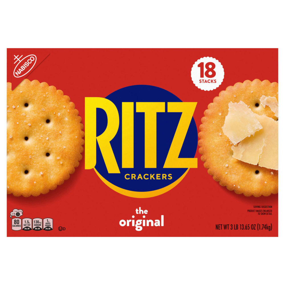 Ritz Original Crackers, Box Of 18 Sleeves