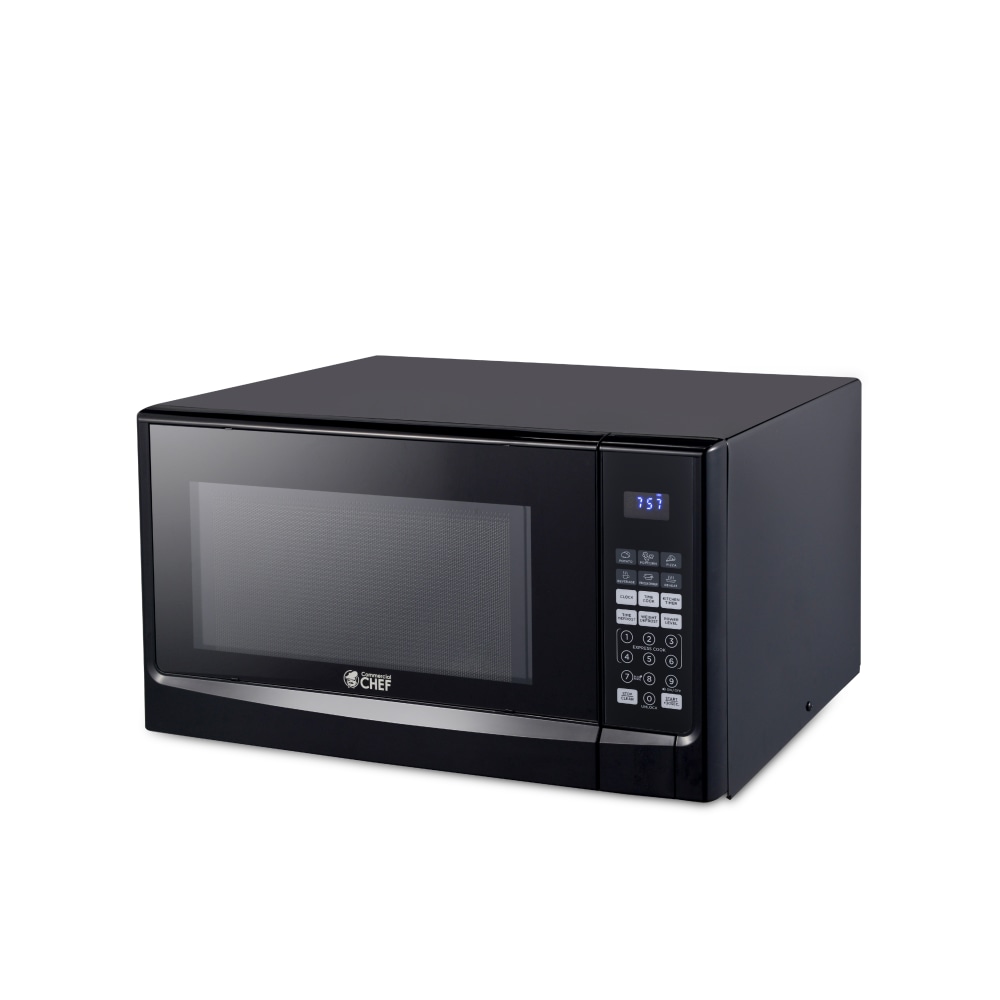 Commercial Chef 1.4 Cu. Ft. Counter-Top Microwave, Black