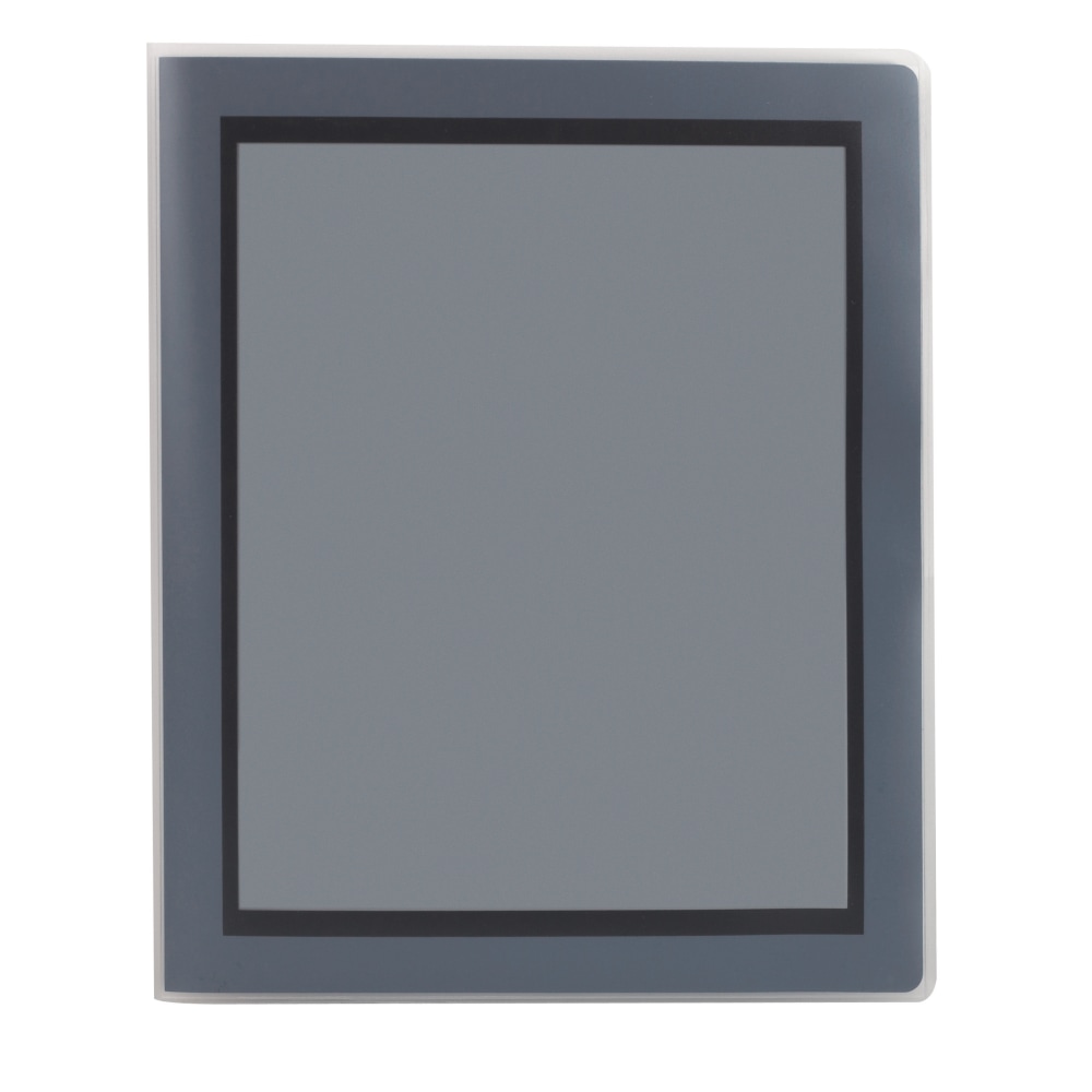 OfficeMax® Brand 2-Pocket Poly Folders, Black
