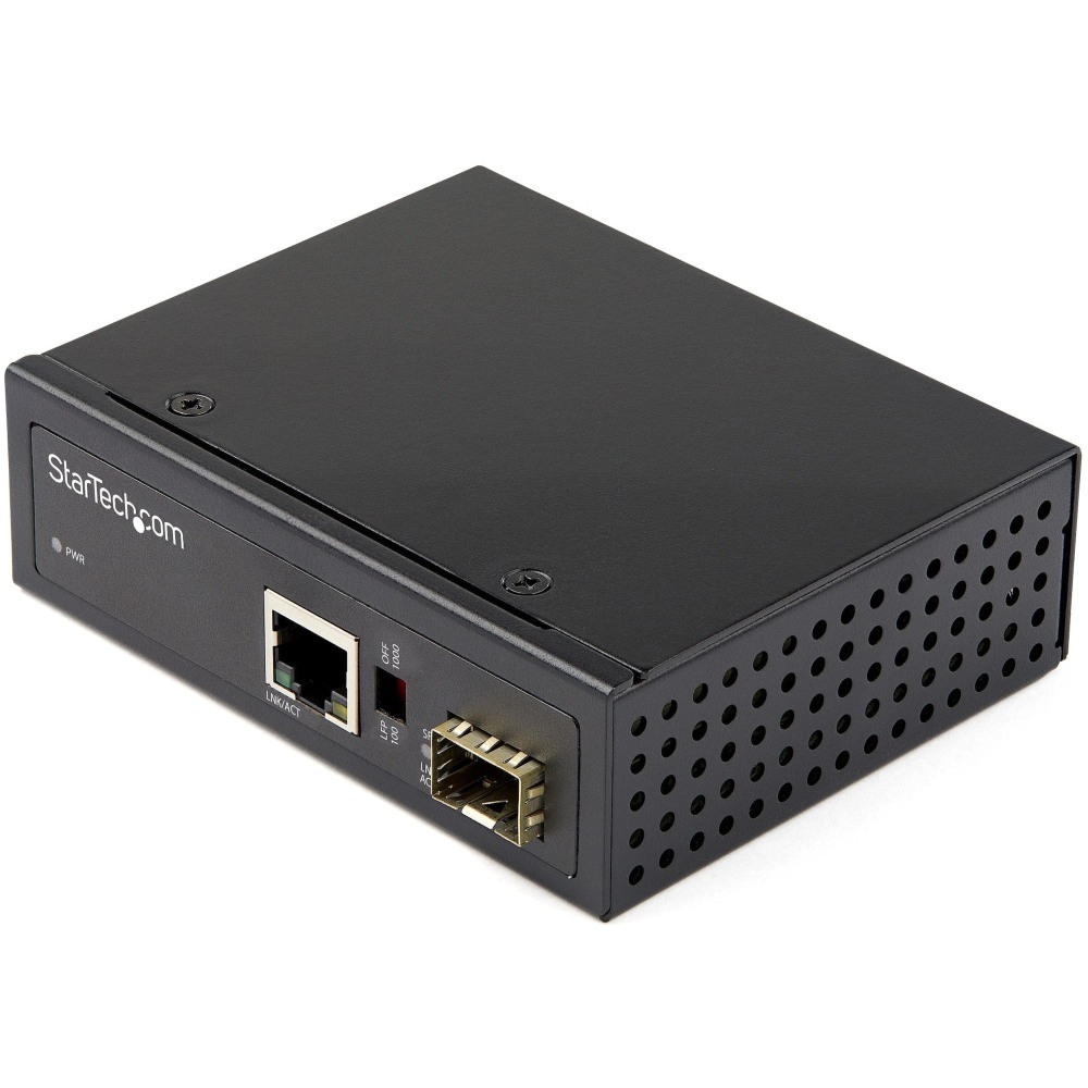 StarTech.com Industrial Fiber to Ethernet Media Converter -