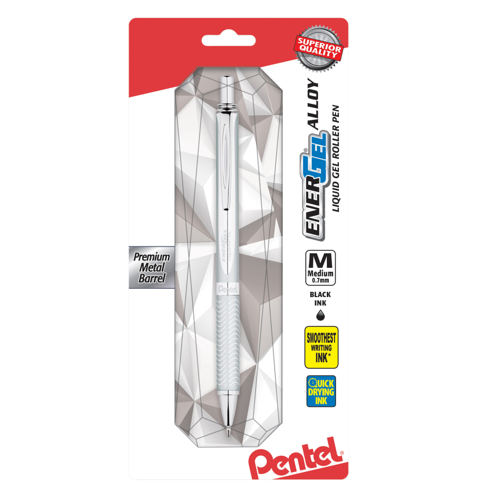 Pentel® EnerGel™ Alloy RT Retractable Gel Ink Pen,