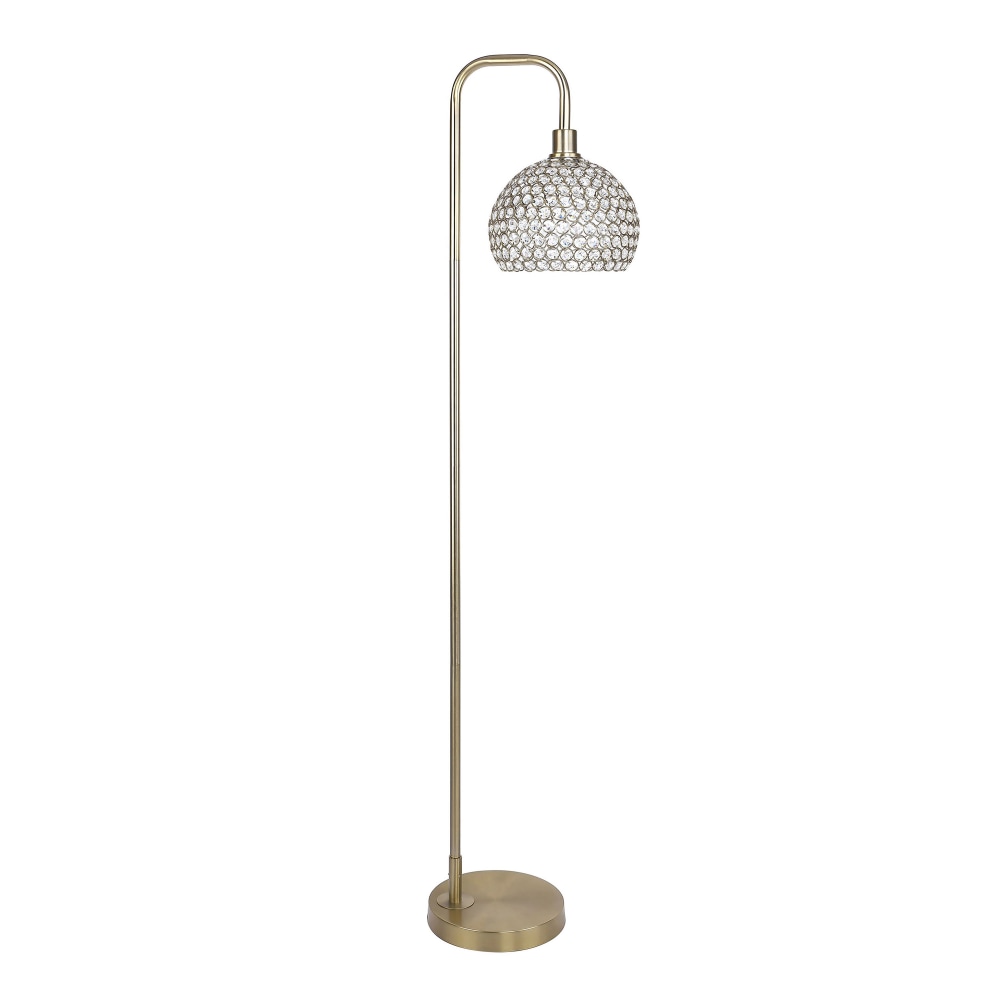 LumiSource Canbel Contemporary Floor Lamp, 61-3/4”H, Gold