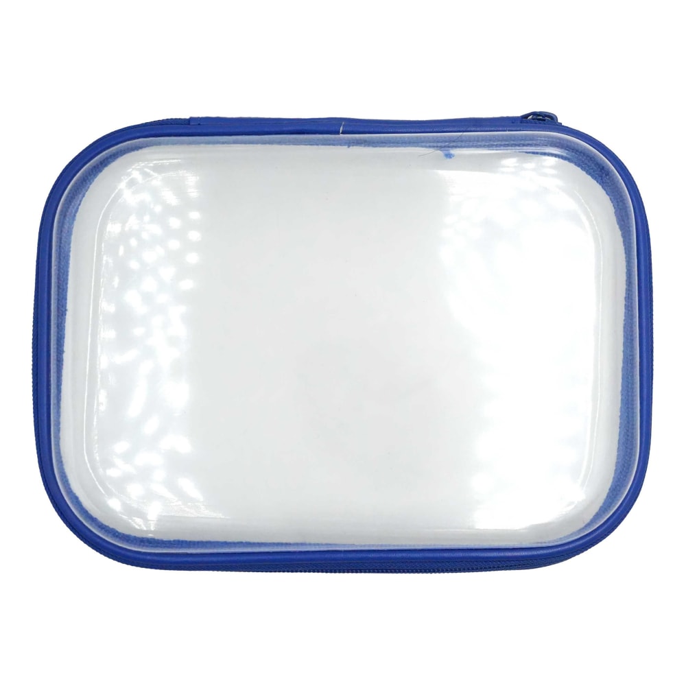 Office Depot® Brand Clear Pencil Case With Trim,