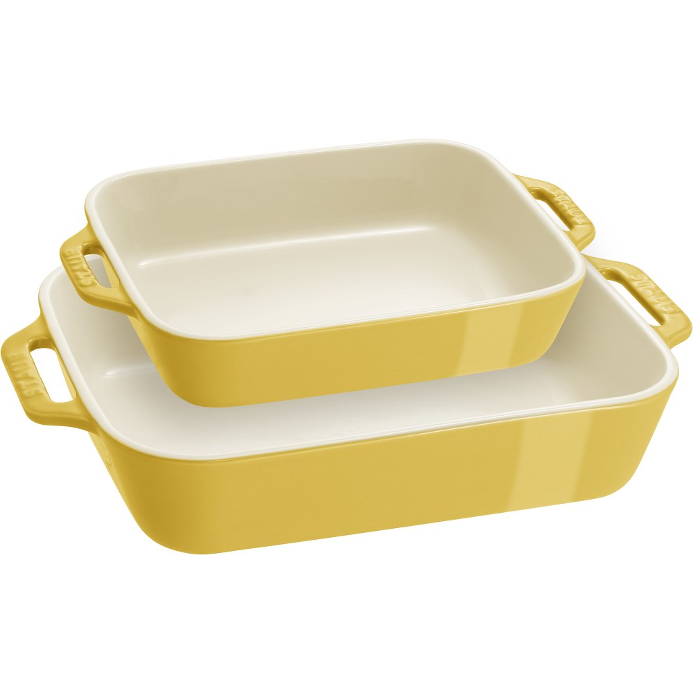 Staub 2-Piece Baking Dish Set, Citron
