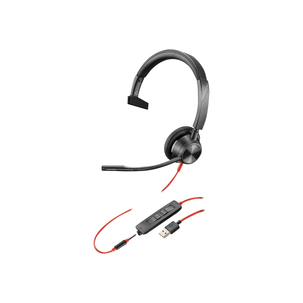 Poly Blackwire 3315 USB-C Headset - Mono -