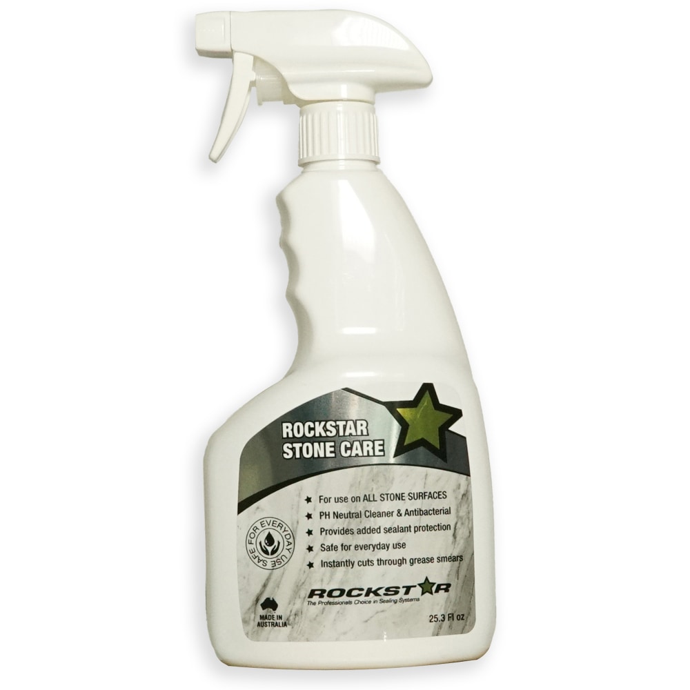 Rockstar Stone Care Spray Bottle, 750 mL, Clear