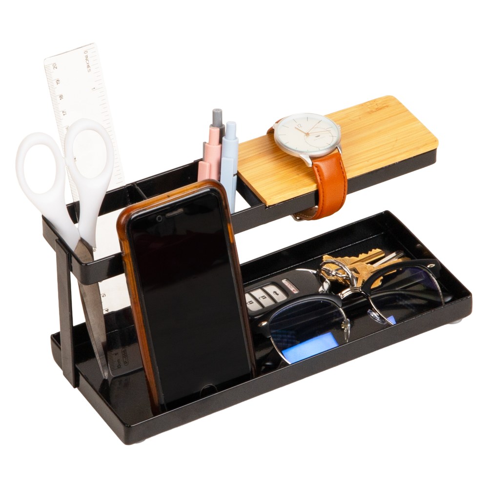 Mind Reader Desktop Dock Tray Organizer, 4-1/2”H x