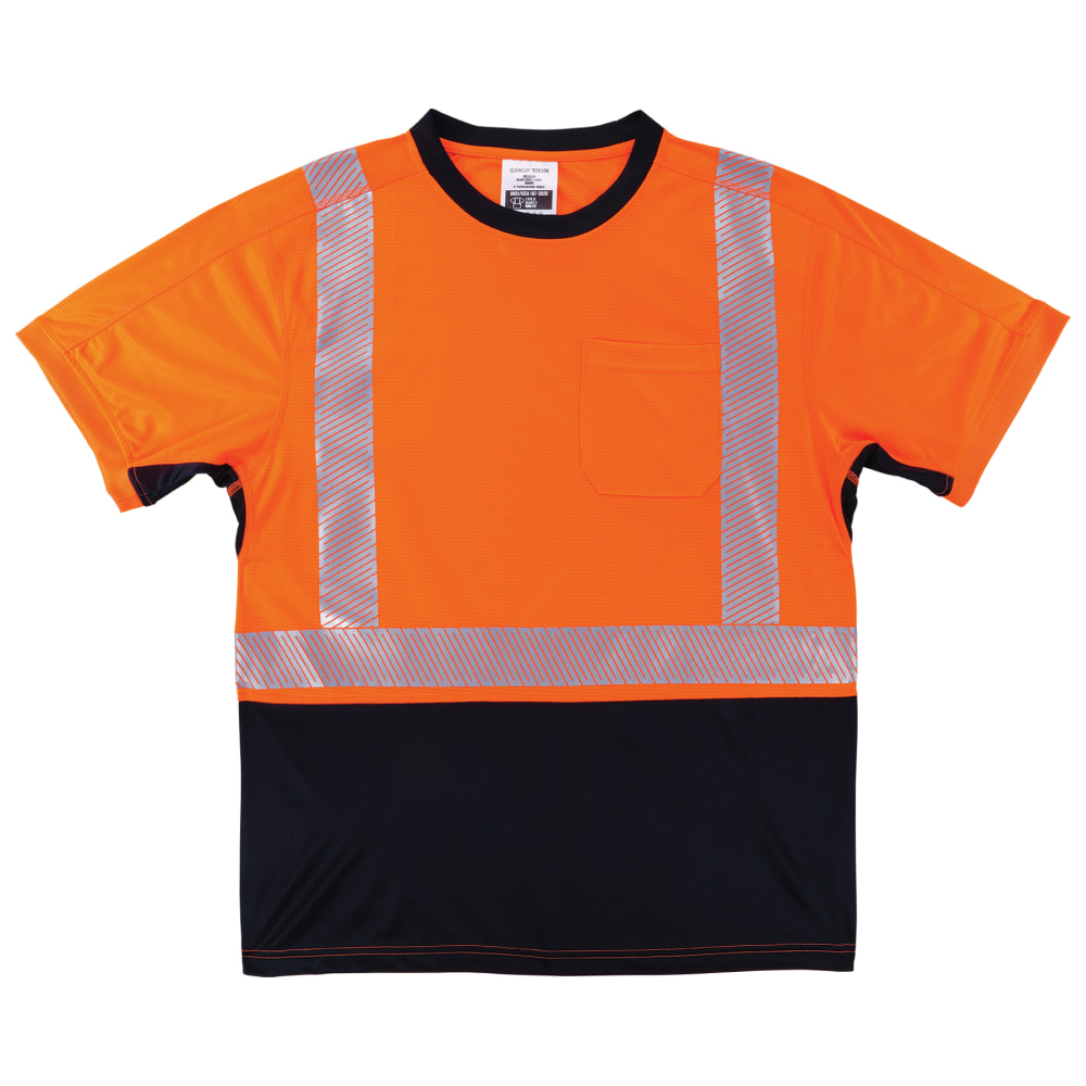 Ergodyne GloWear 8283BK Lightweight Performance Hi-Vis T-Shirt,