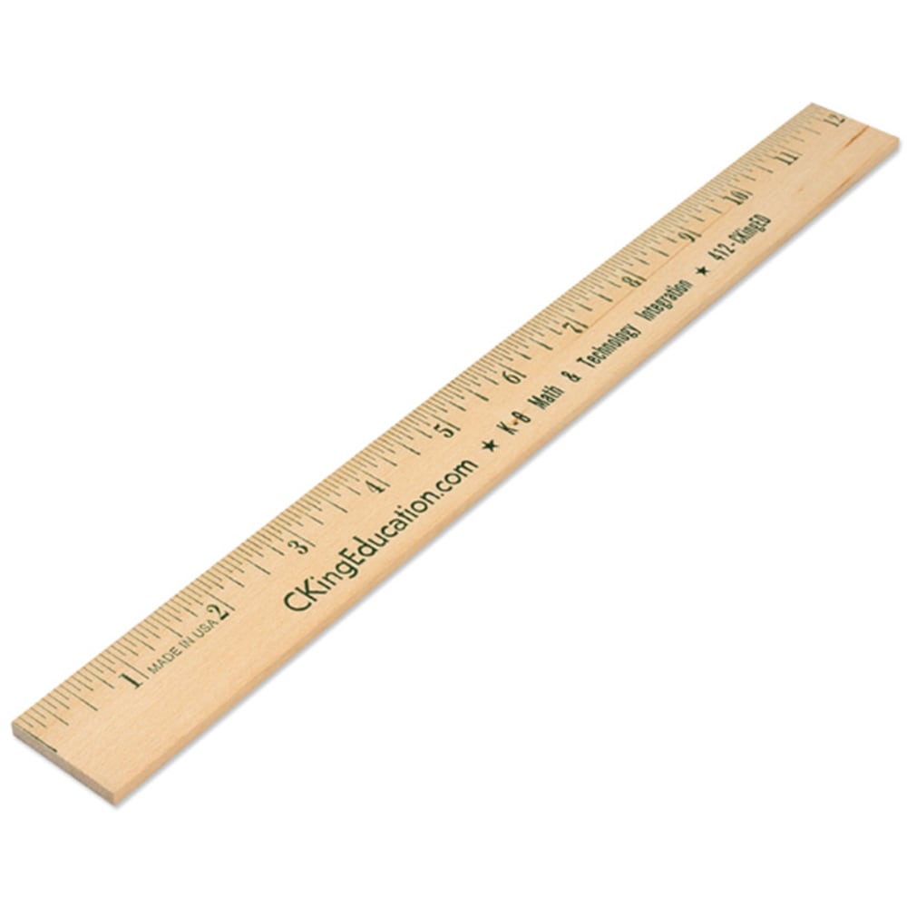 Natural Finish 12" Ruler