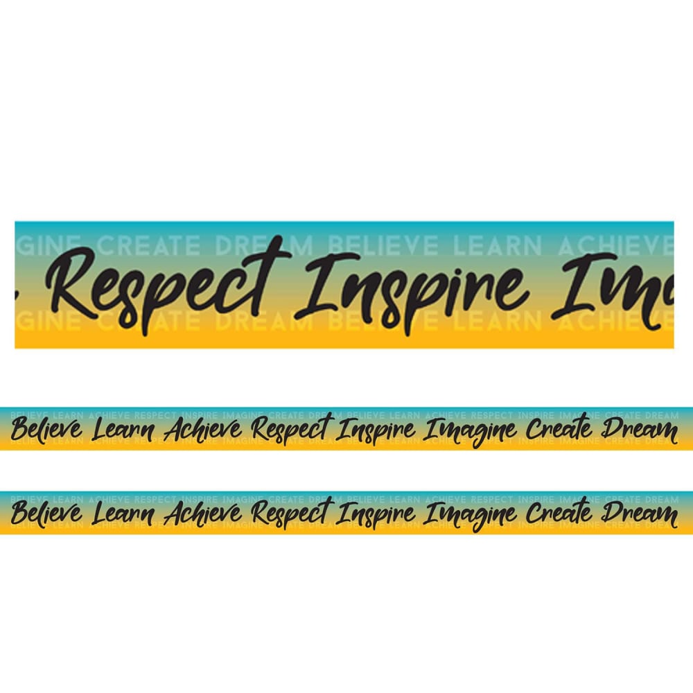 Charles Leonard Rectangle Cut Borders/Trims, Motivational Words,