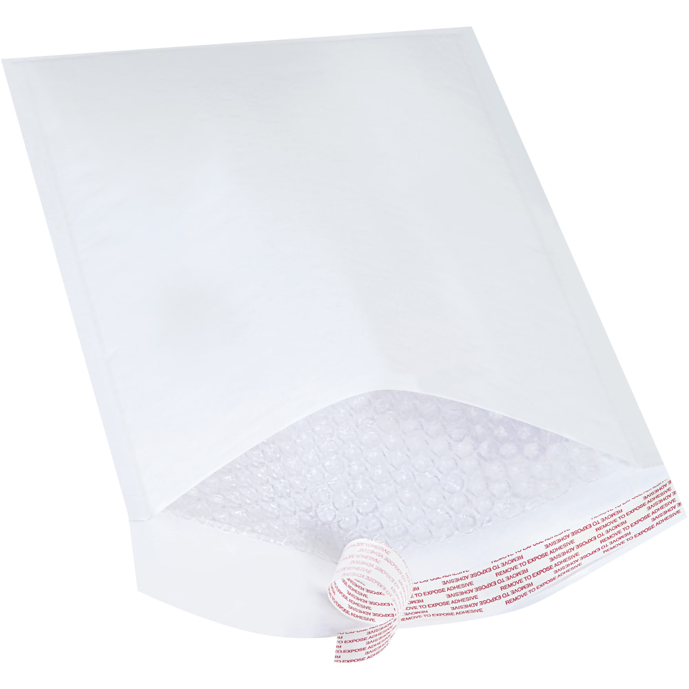 Partners Brand White Self-Seal Bubble Mailers, #4, 9
