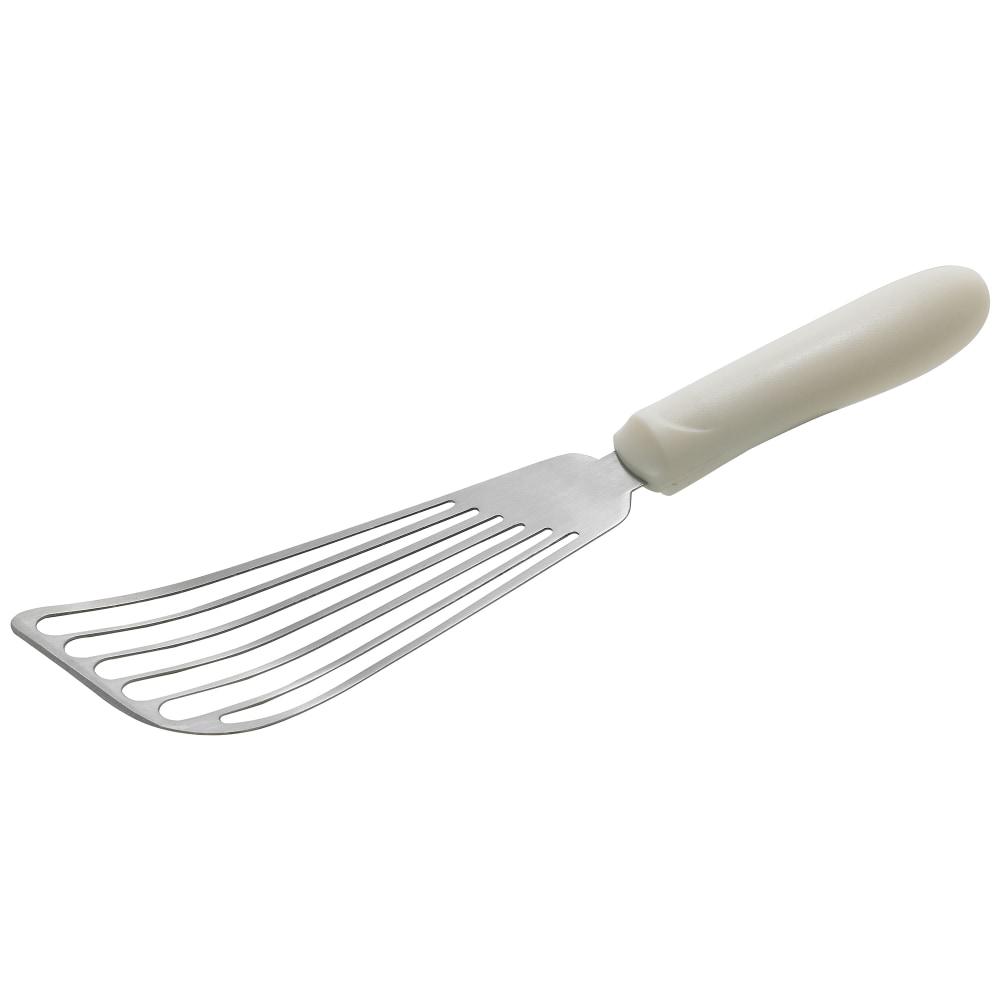 Winco Stainless-Steel Fish Turner, 6-3/4", White Handle