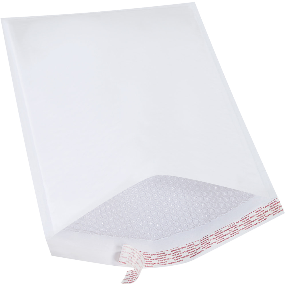 Partners Brand White Self-Seal Bubble Mailers, #7, 14