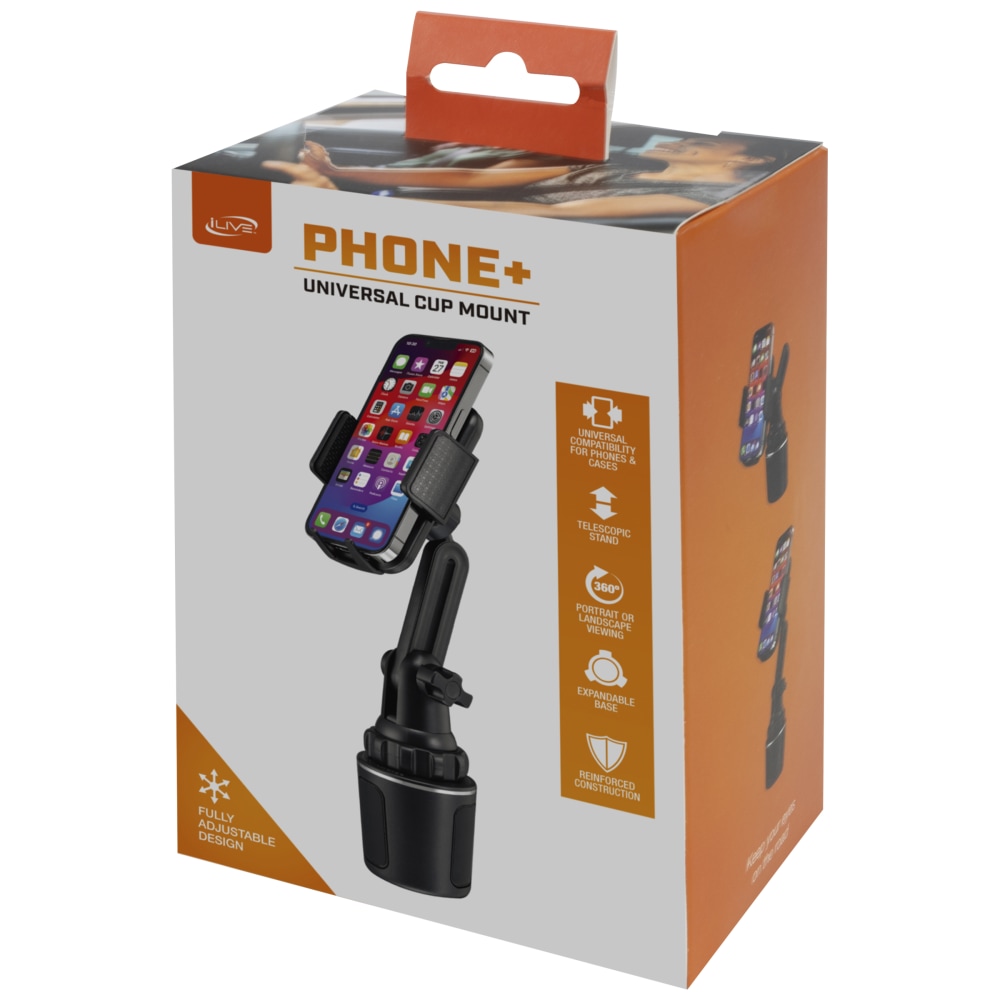 iLive Phone+ Universal Cup Mount, IA033B