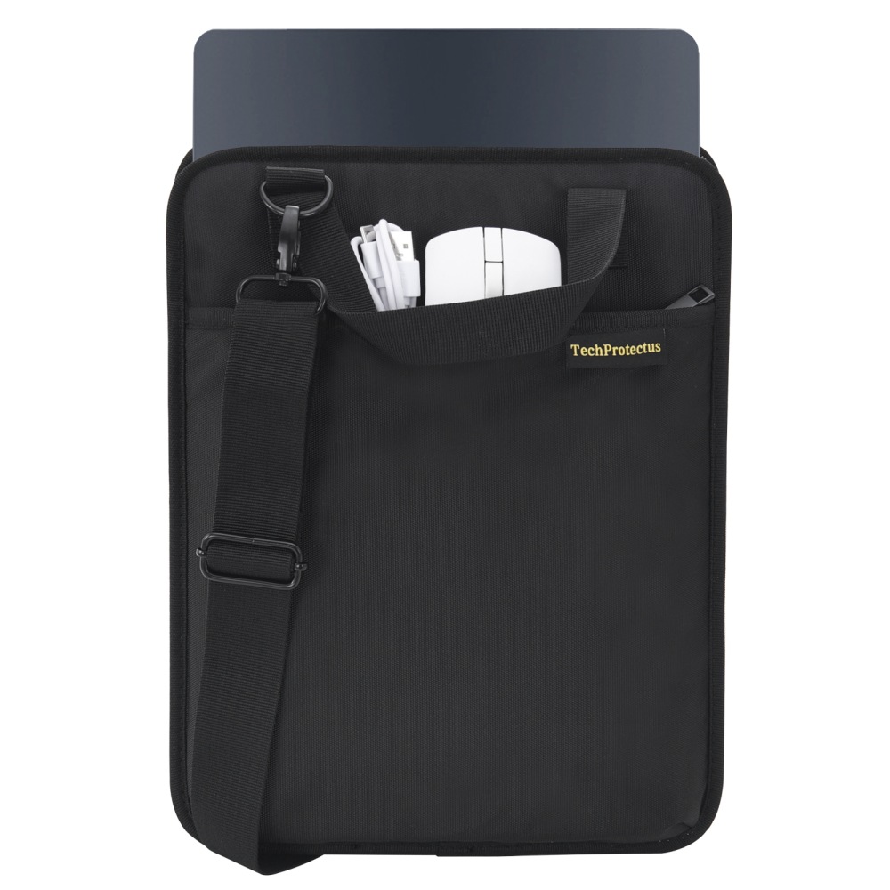 Techprotectus Vertical Laptop Sleeve, 12", Black