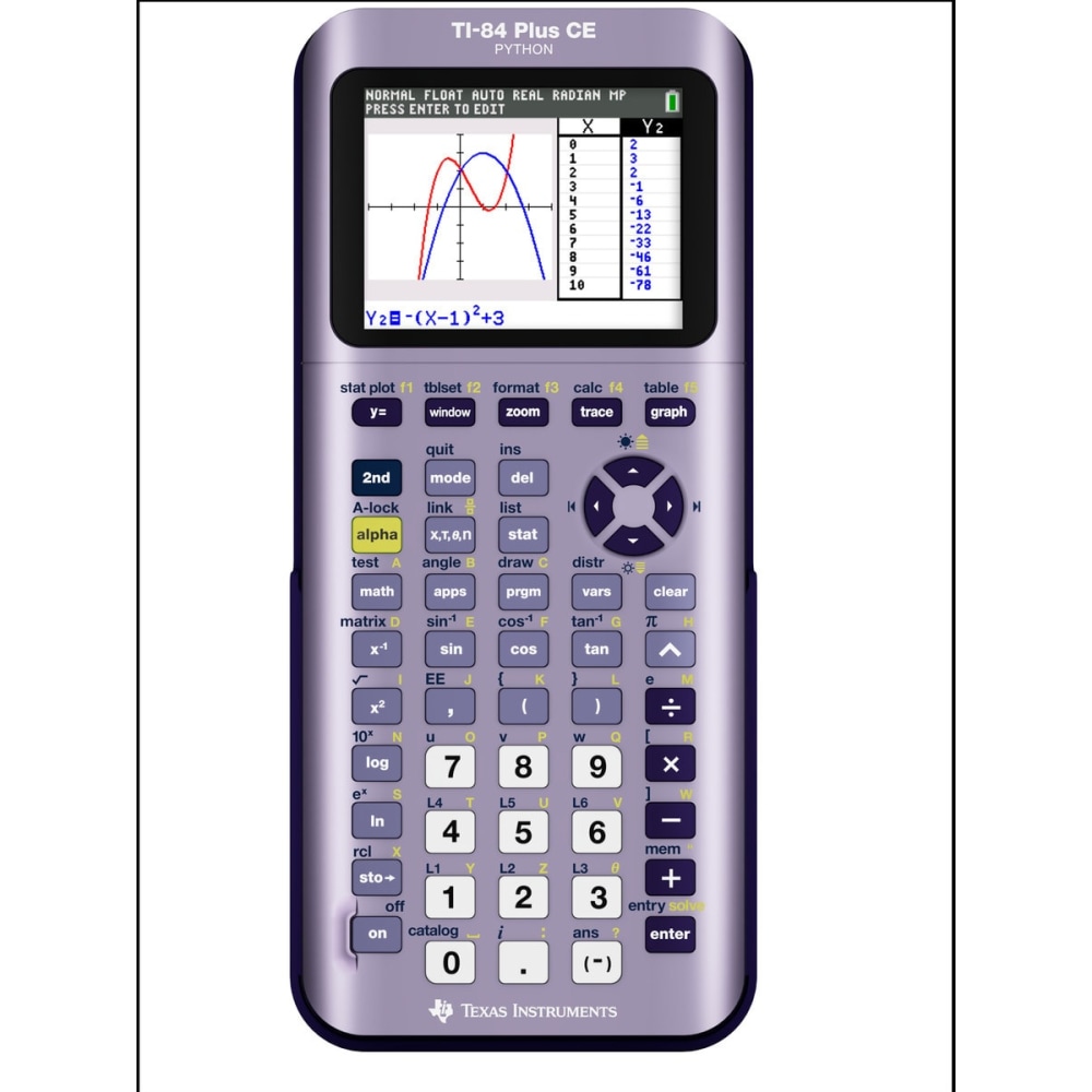 Texas Instruments® TI-84 Plus CE Handheld Graphing Calculator