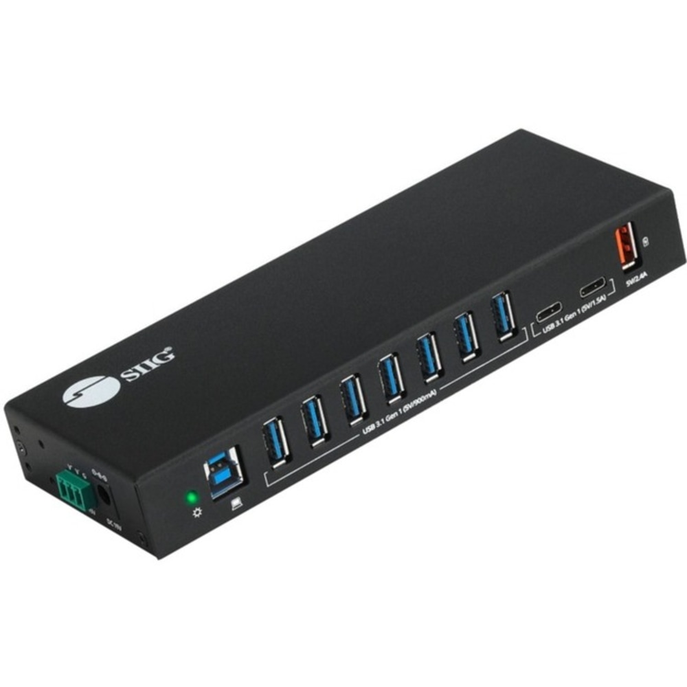 SIIG 10 Port Industrial USB 3.1 Gen 1