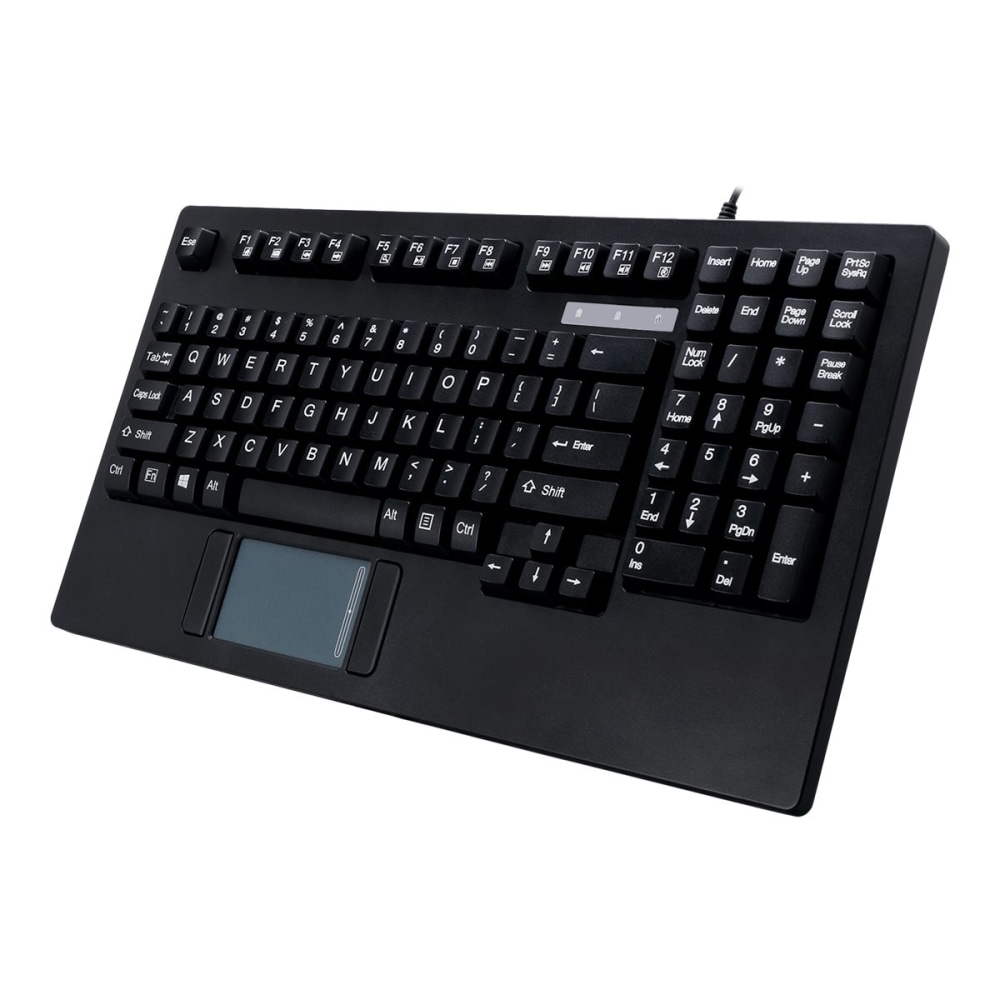 Adesso® AKB-425UB EasyTouch USB Rackmount Keyboard With Touchpad