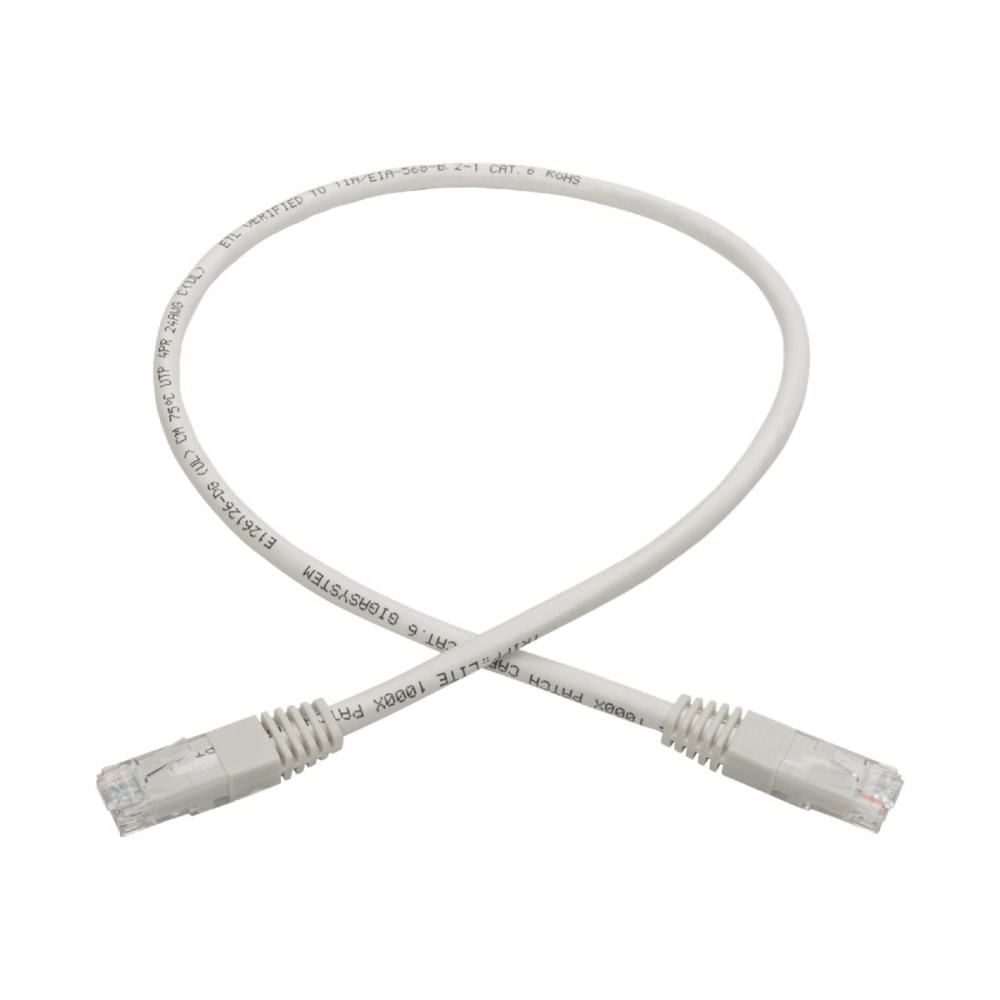 Tripp Lite 2ft Cat6 Gigabit Molded Patch Cable