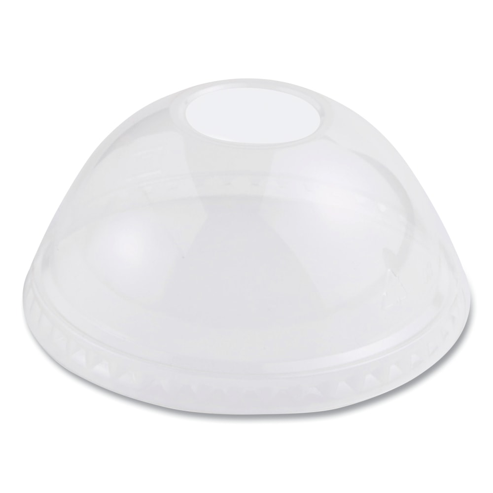 World Centric® PLA Cold Cup Lids, Dome Style,