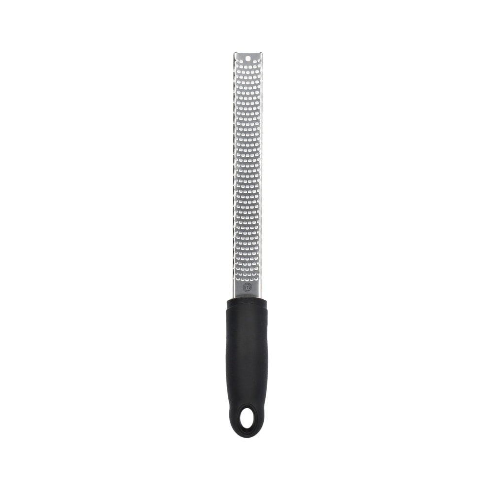 MasterChef Stainless Steel Zester And Grater, Black