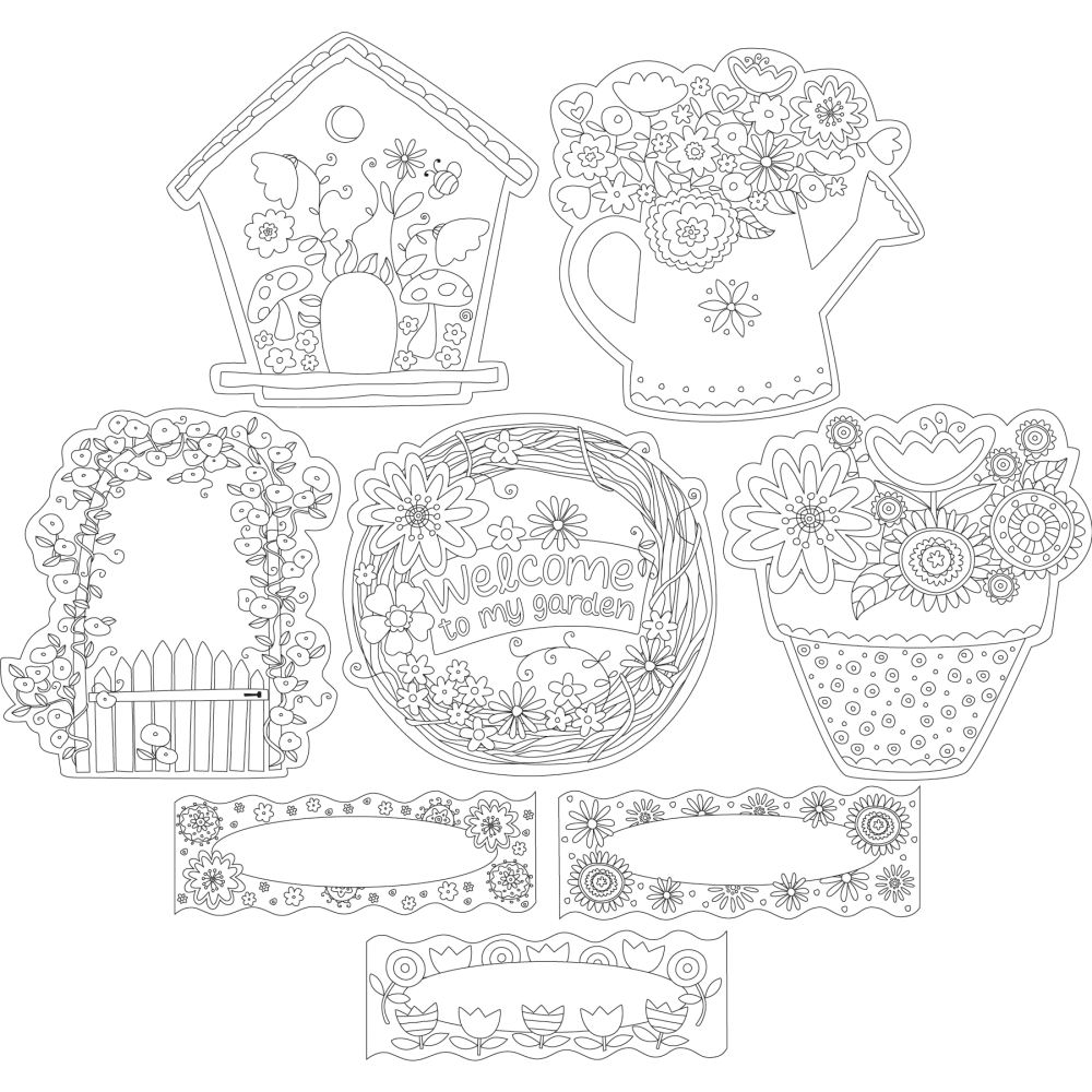 Barker Creek Double-Sided Accents, Color Me! In My