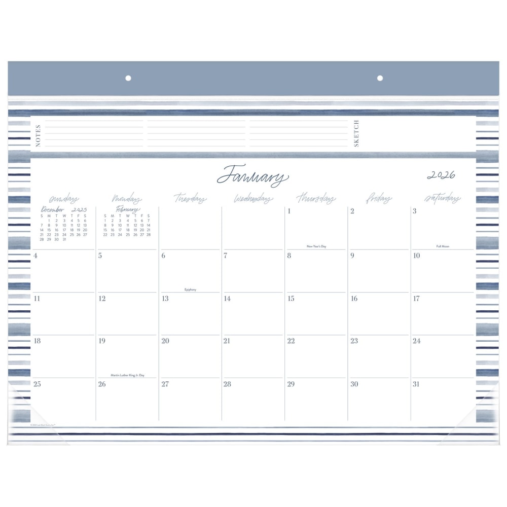 Leah Bisch™ for Cambridge® 2026 Monthly Desk Pad