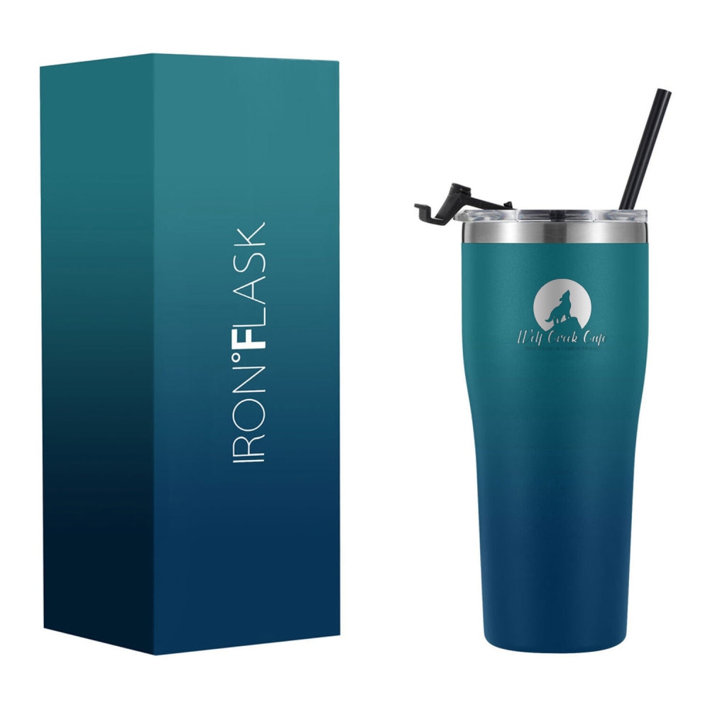 Custom Iron Flask Rover Tumbler, Gradient Colors, 24