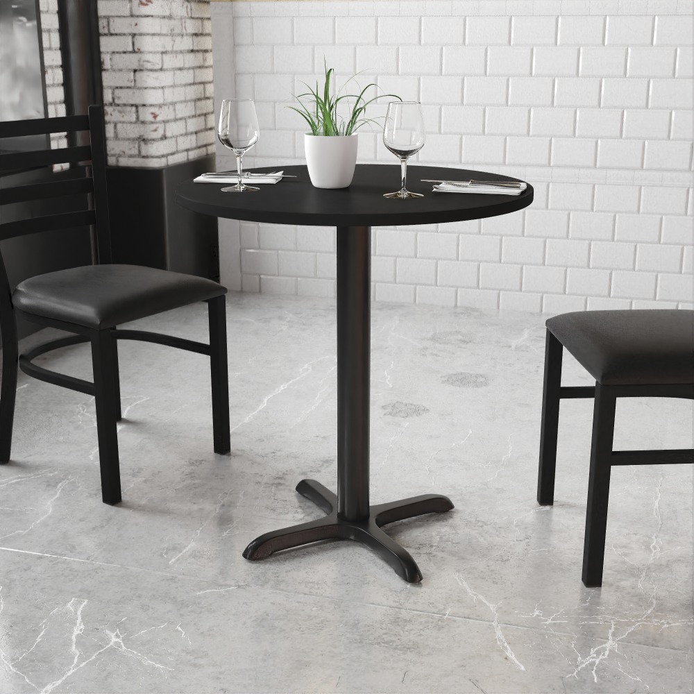 Flash Furniture Round Laminate Table Top With Table