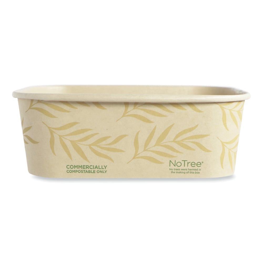 World Centric® NoTree™ Rectangular Takeout Containers, 24 Oz,