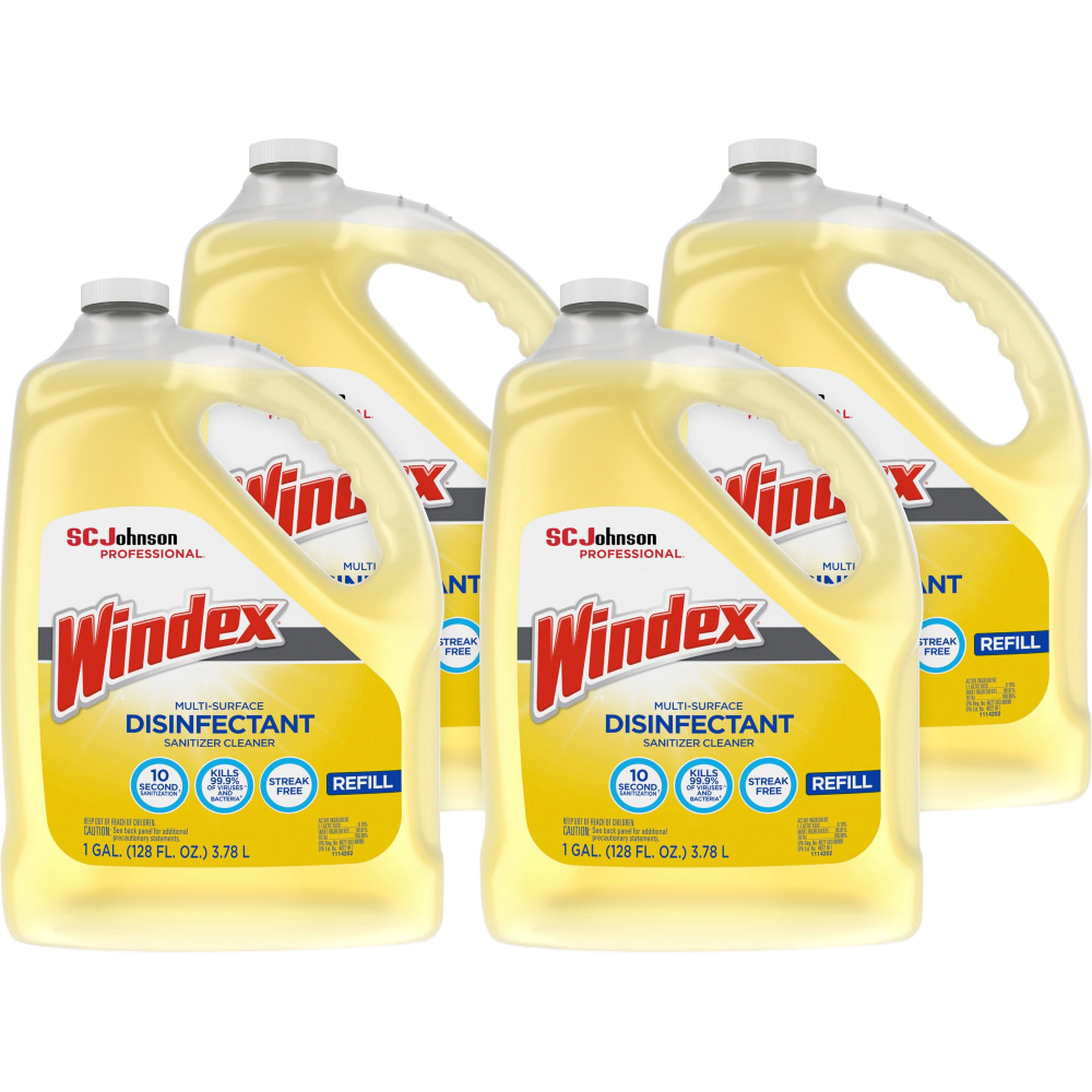Windex® Multi-Surface Disinfectant Cleaner, Citrus Scent, 128 Oz