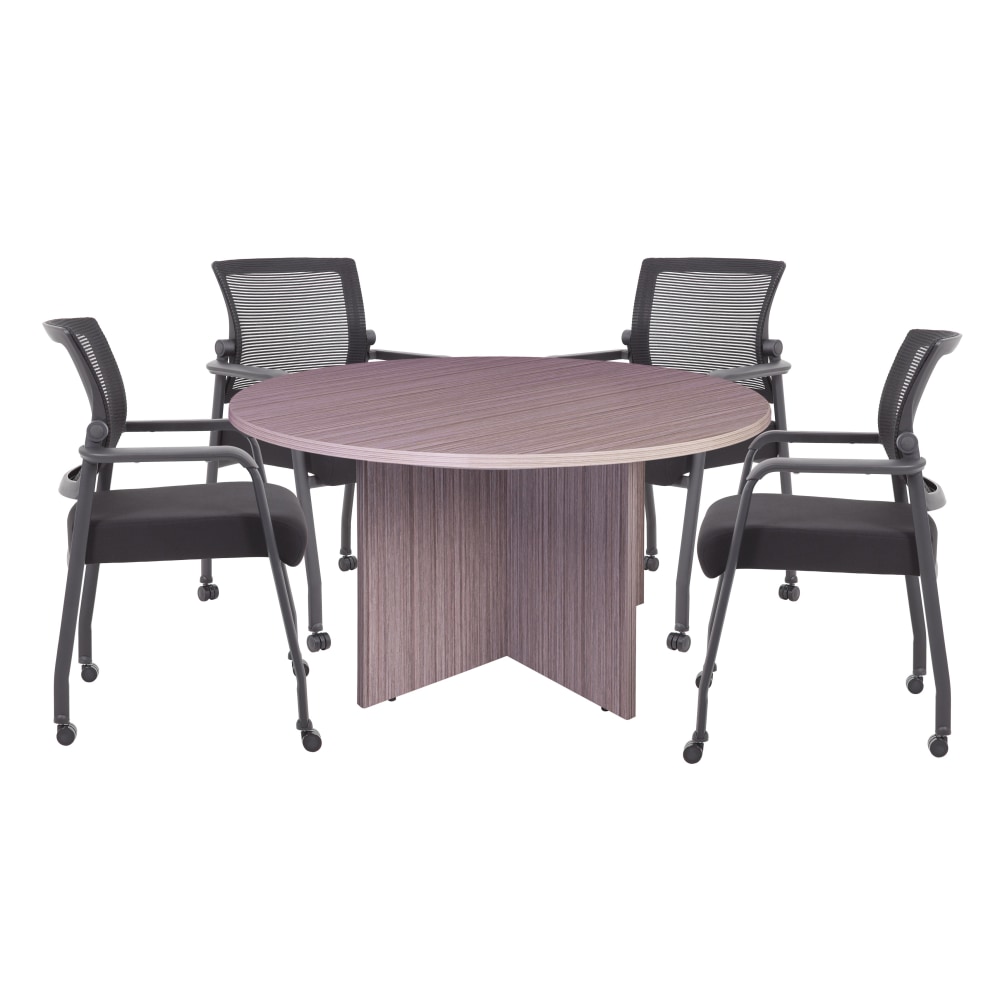 Boss Office Products 42" Round Table And Mesh
