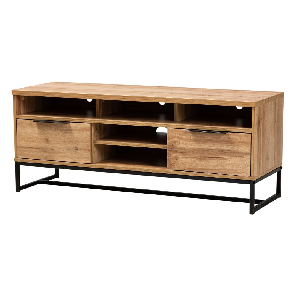 Baxton Studio Industrial TV Stand, 19-5/16"H x 47-1/4"W