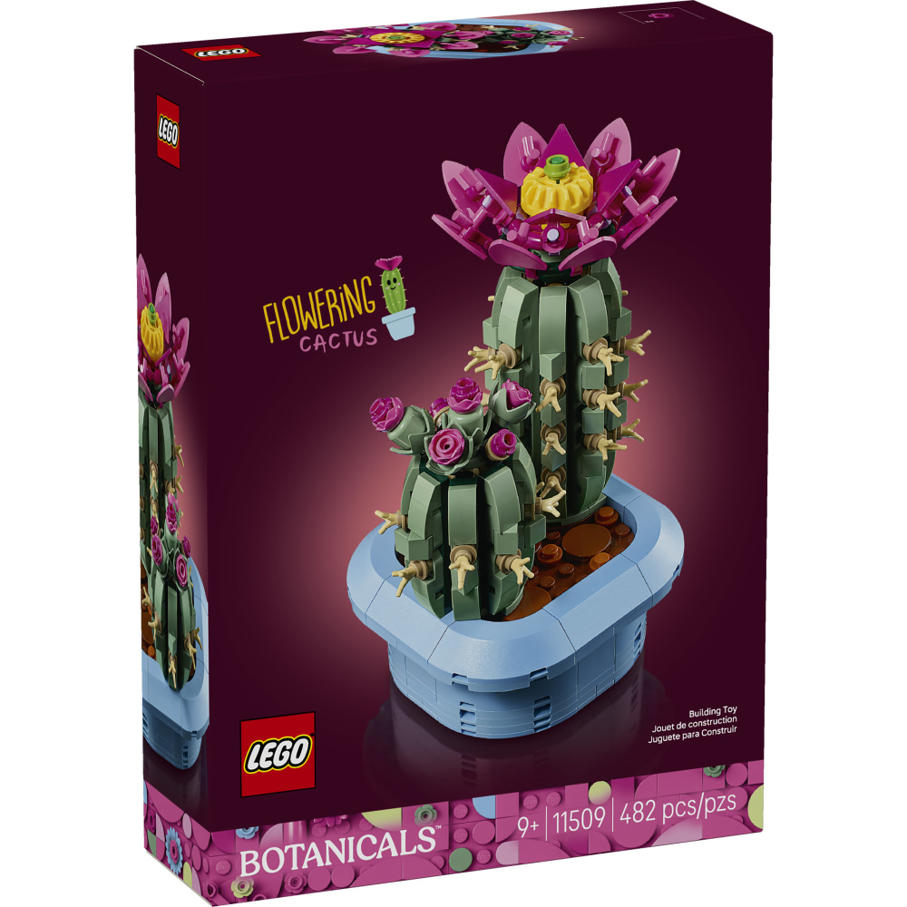 LEGO® Botanicals Flowering Cactus Building Blocks Set, Total