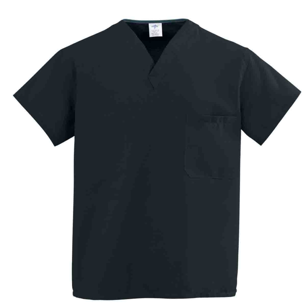 Medline ComfortEase™ Unisex 1-Pocket Reversible Scrub Top,