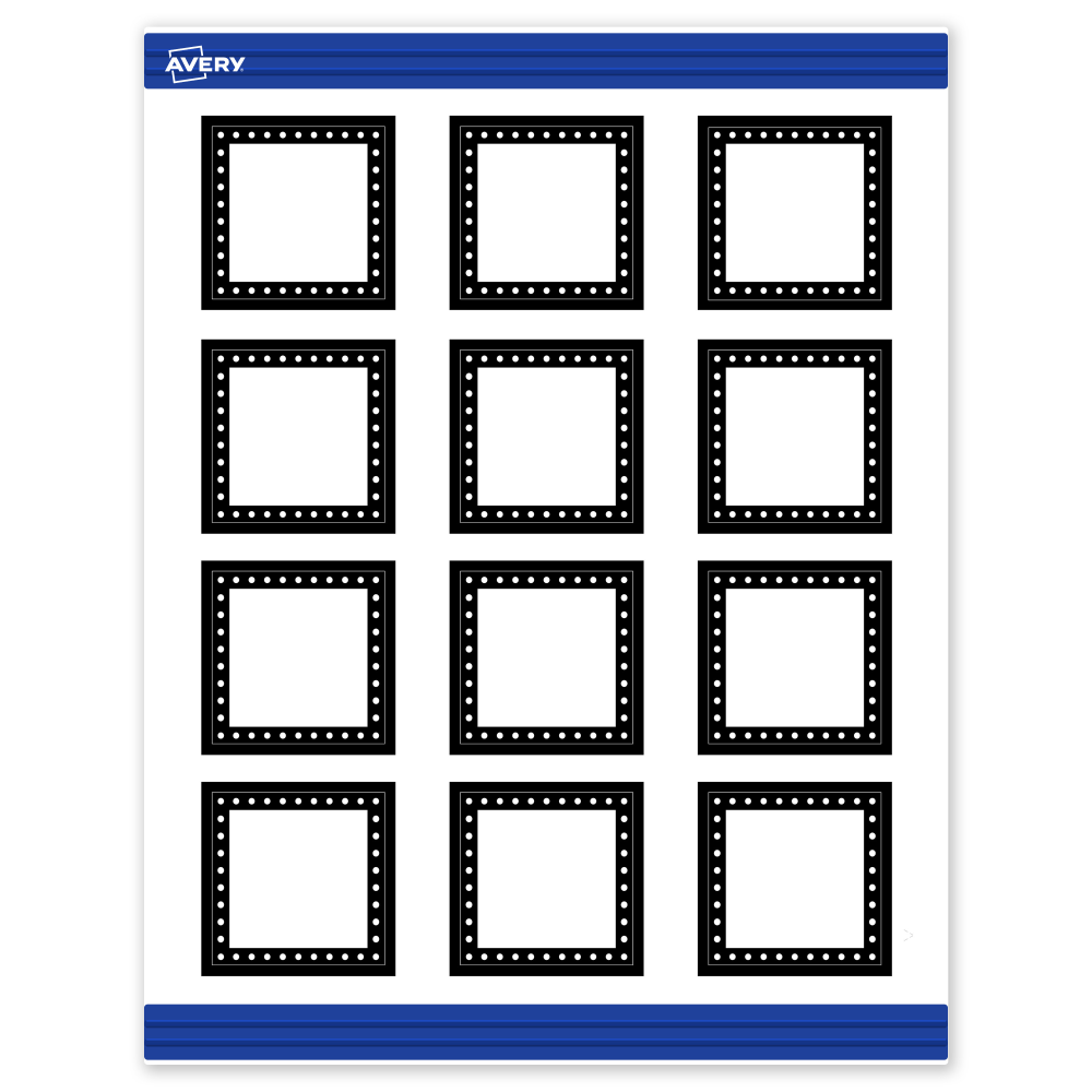 Avery® Printable Cards With Sure Feed® Technology, 2"