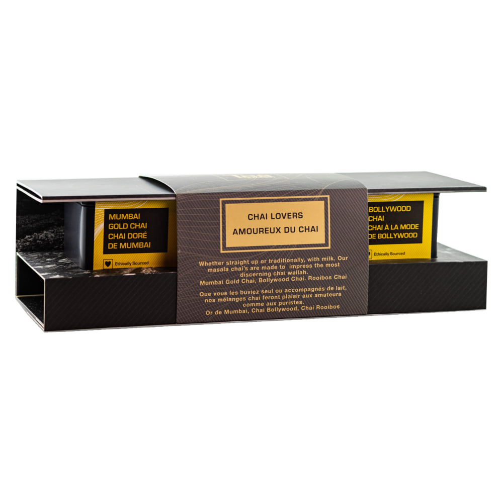 Tea Squared Chai Lover Tea Gift Set, Multicolor,