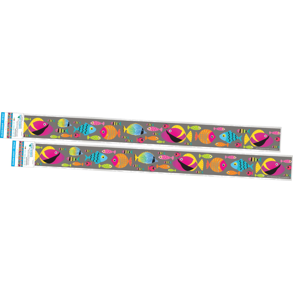 Barker Creek Double-Sided Straight-Edge Border Strips, Kai Ola