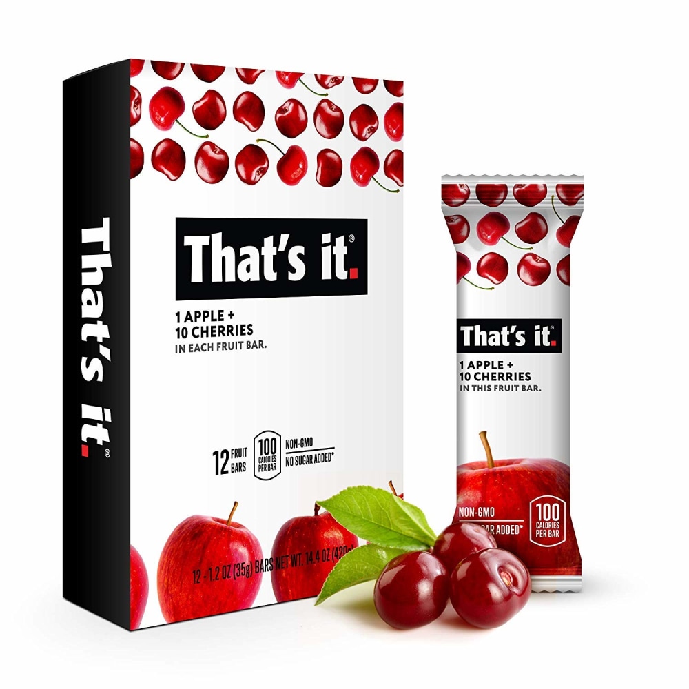 That&#x27;s It Fruit Bars, Gluten-Free Apple + Cherry,