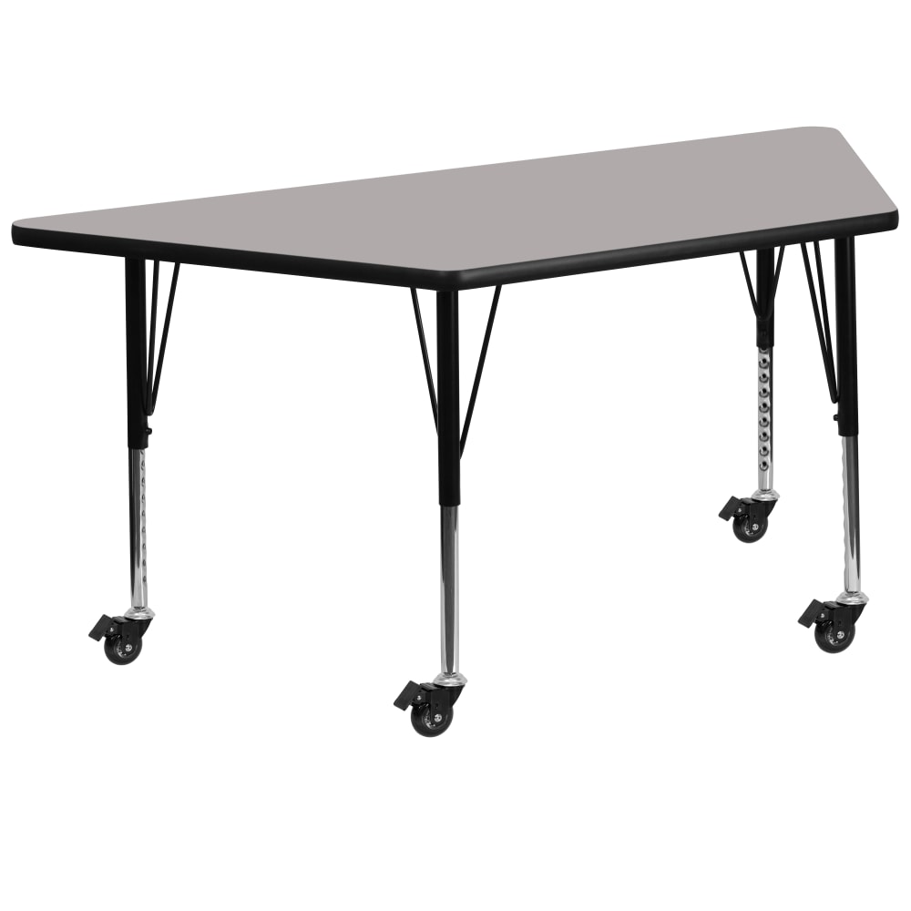 Flash Furniture Mobile Trapezoid HP Laminate Activity Table