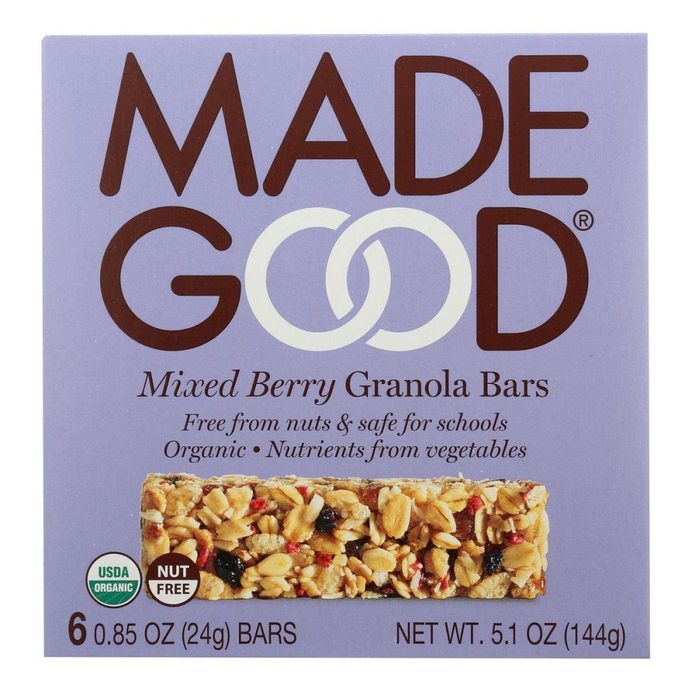Made Good Organic Granola Bars, Mixed Berry, 0.85