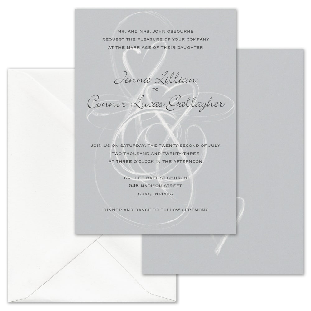 Custom Shaped Wedding & Event Invitations With Envelopes,