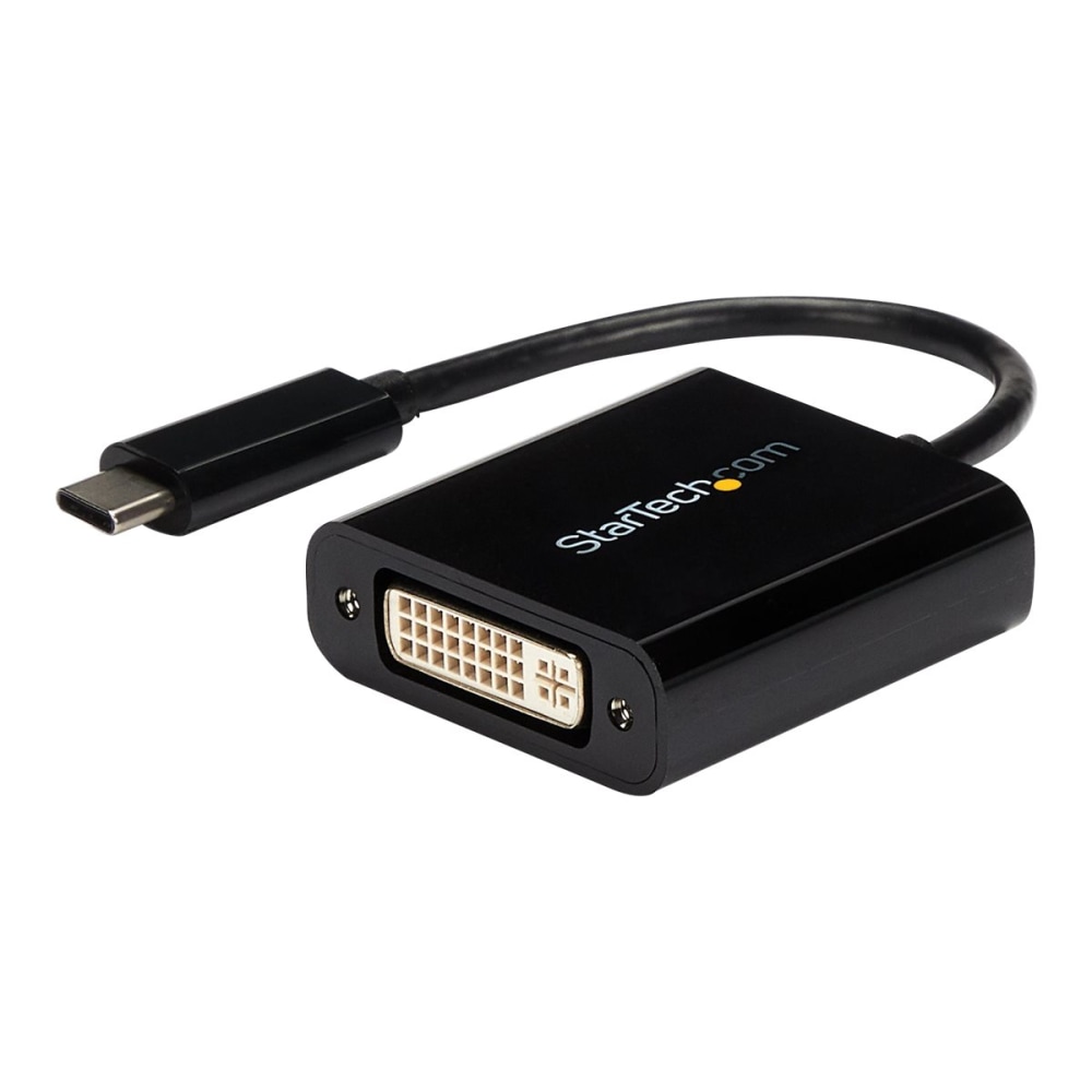 StarTech.com USB C to DVI Adapter - Black