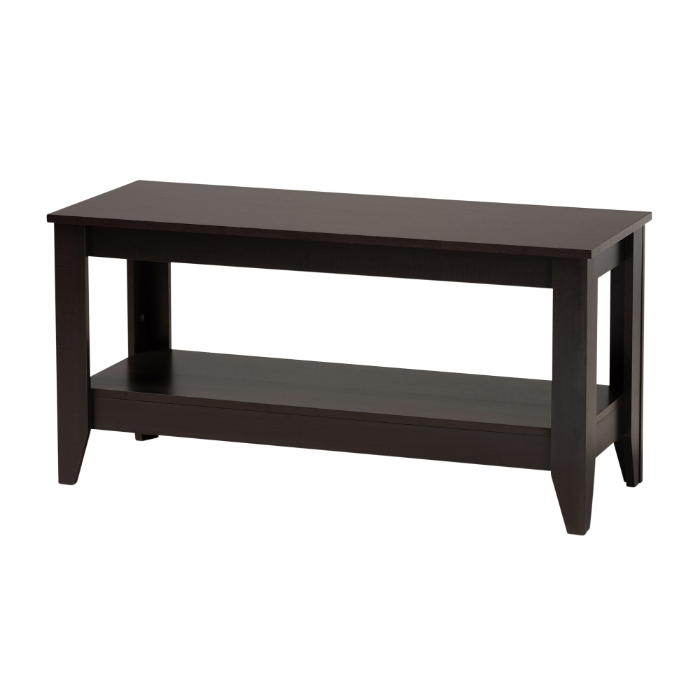 Baxton Studio Wenge Finished Coffee Table, 19-3/4"H x