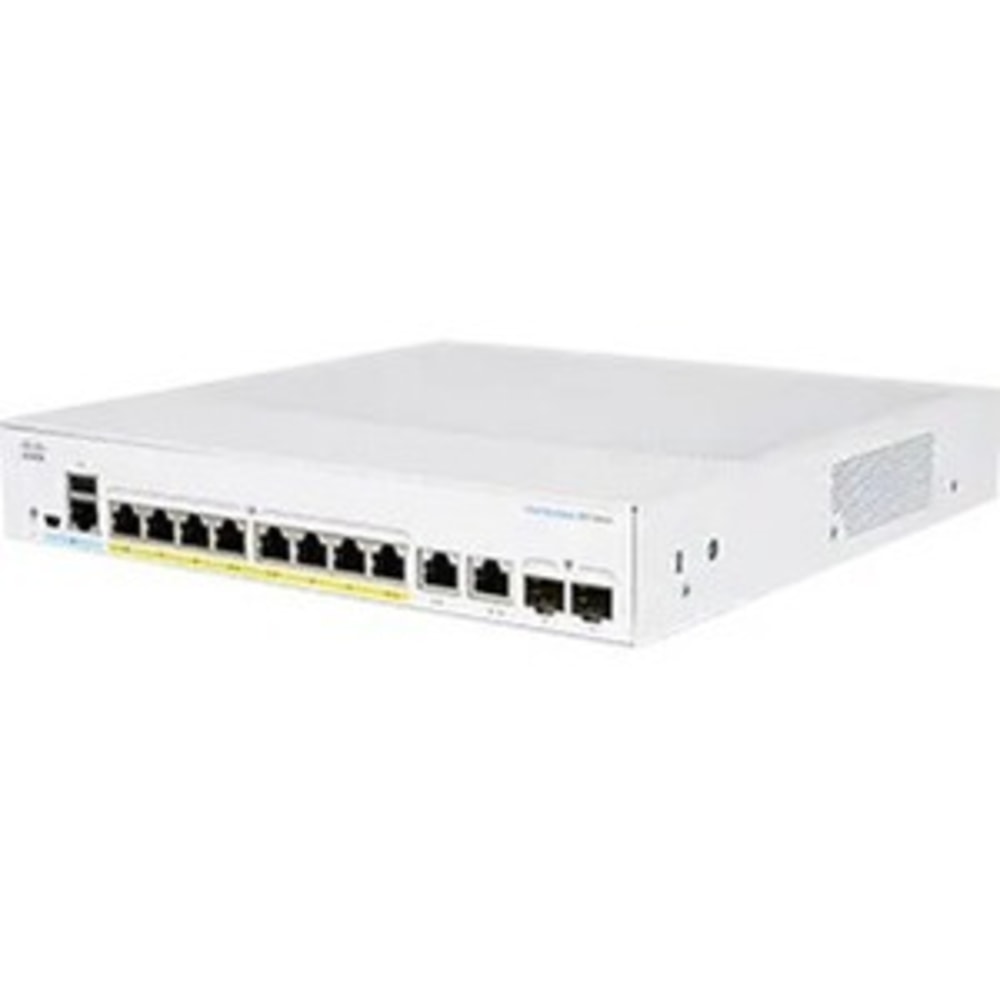 Cisco 350 CBS350-8FP-2G Ethernet Switch - 10 Ports