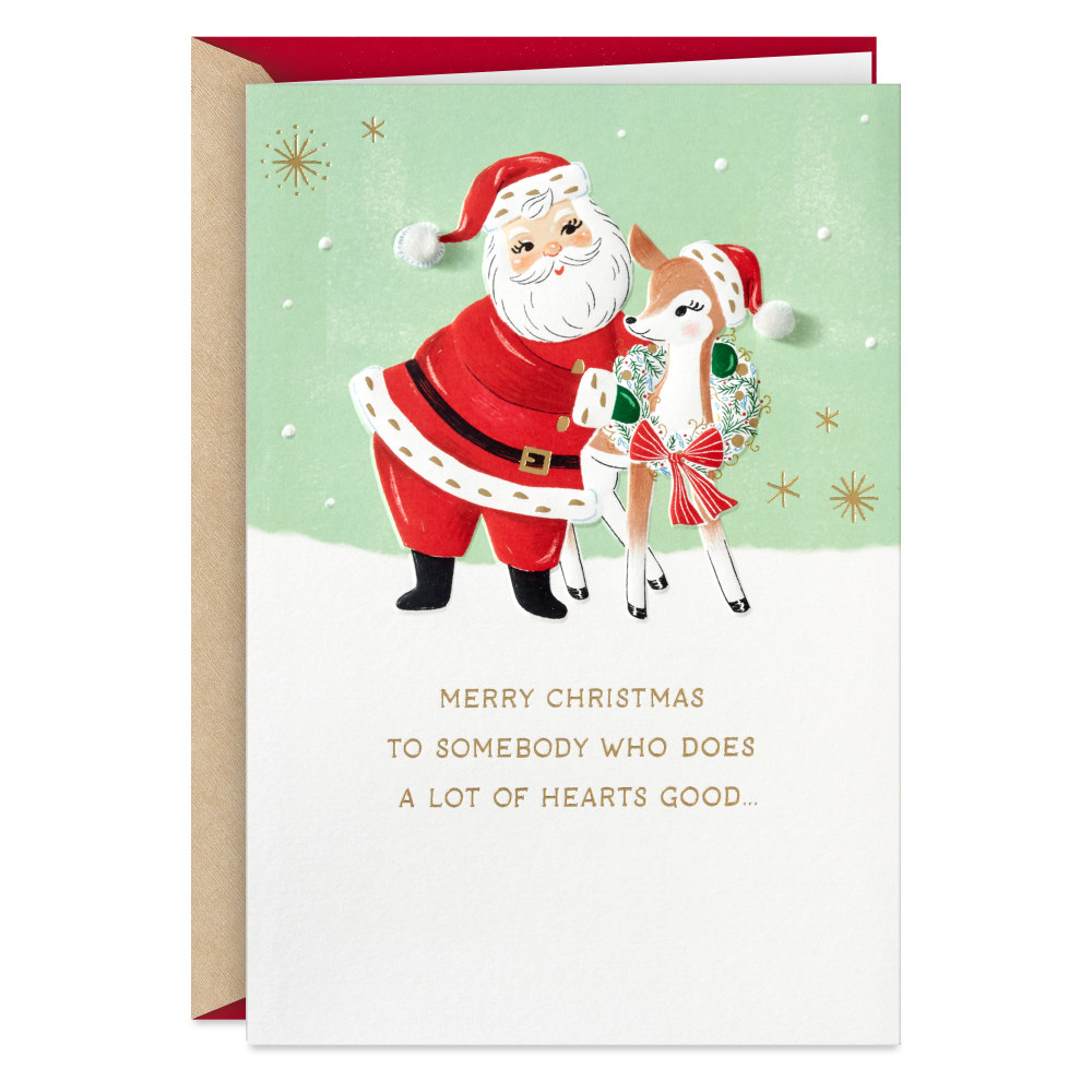 Hallmark Christmas Card (You Do Hearts Good)