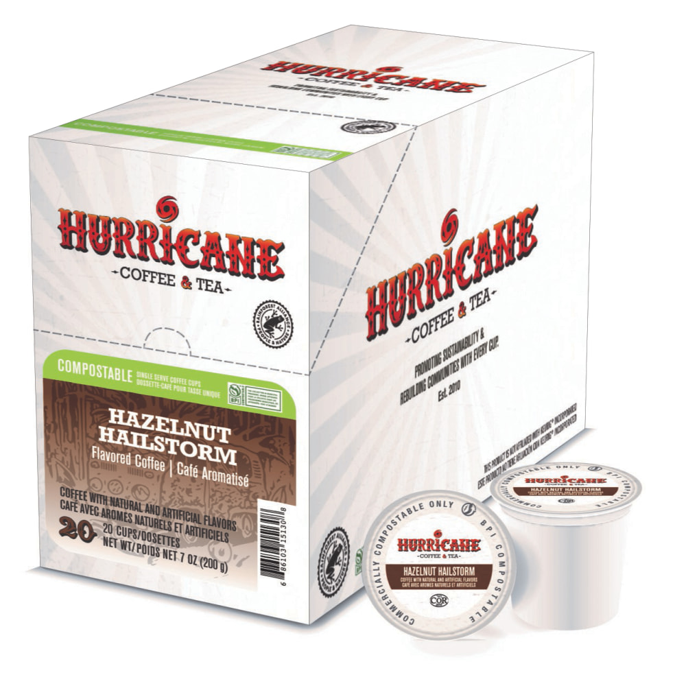 Hurricane Coffee & Tea Hazelnut Hailstorm Flavored Coffee