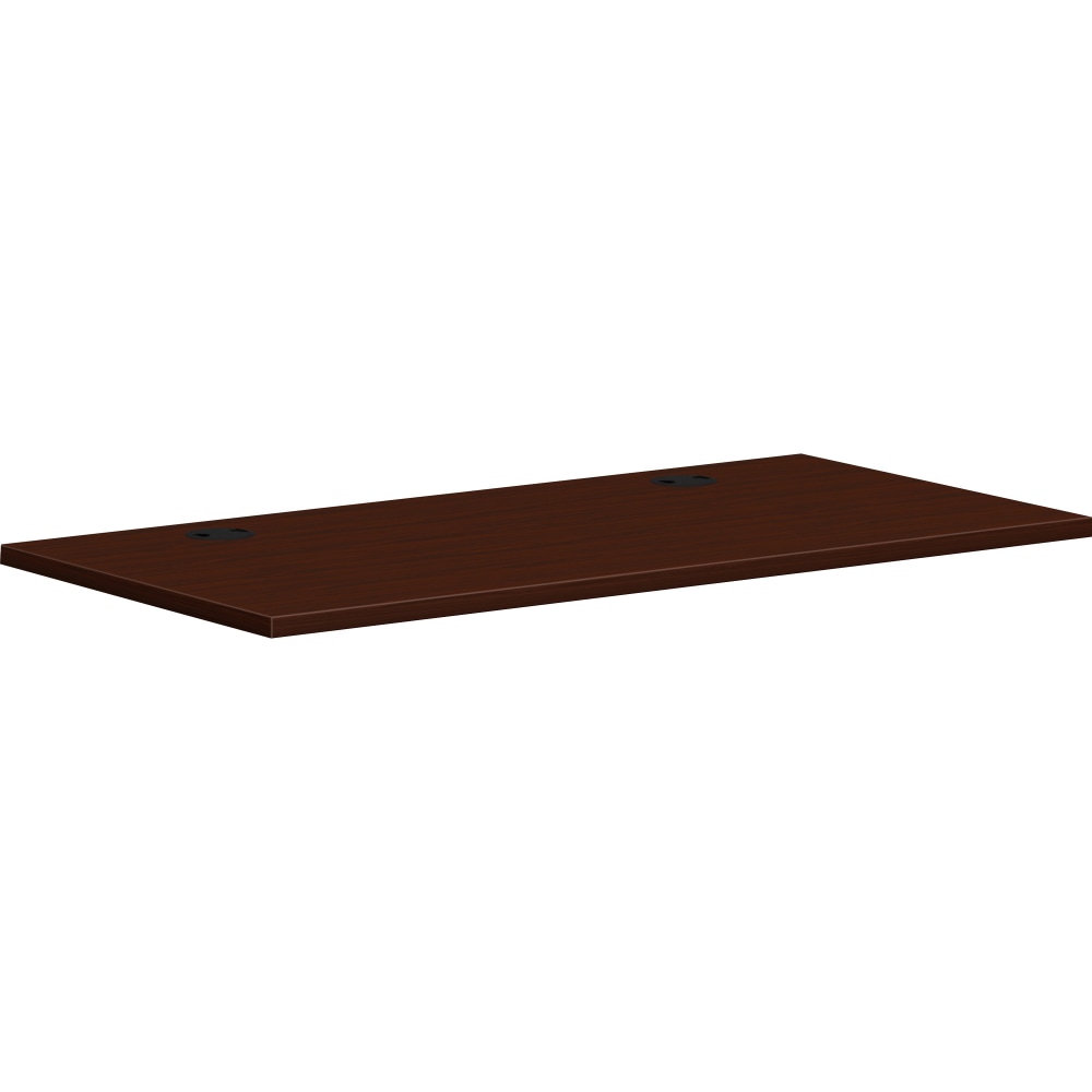 HON® Mod Worksurface, 48" x 24", Mahogany
